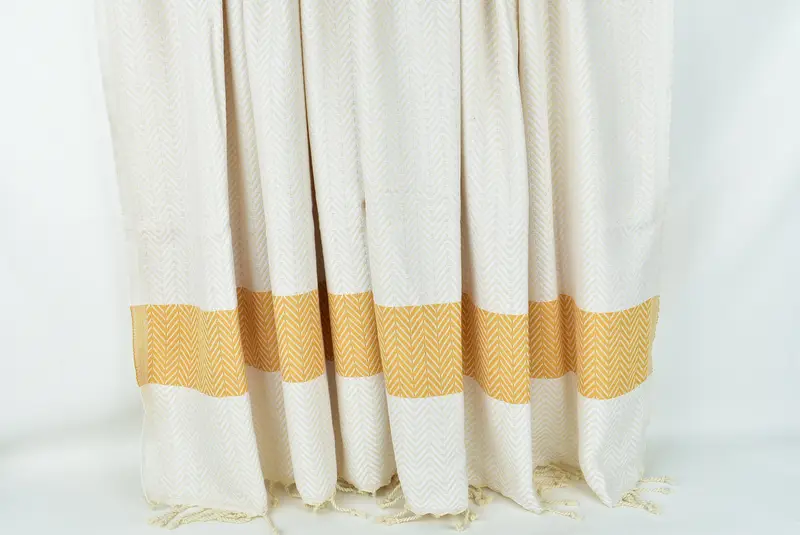 70x40 Cotton Chevron Towel, Luxury towel, Large Turkish Towel, Thin towel, Customized Turkish Towel, Christmas Gift, Scarf Towel, Spa Gift Towel - 8