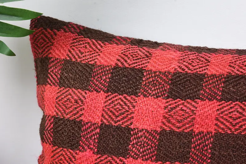 12x24 Red Pillow, Vintage Kilim Pillow, Turkish Bench Pillow Case, Boho Pillow Sham Cover, Garden Pillow Case, Vintage Pillow, Cushion Cover - 2