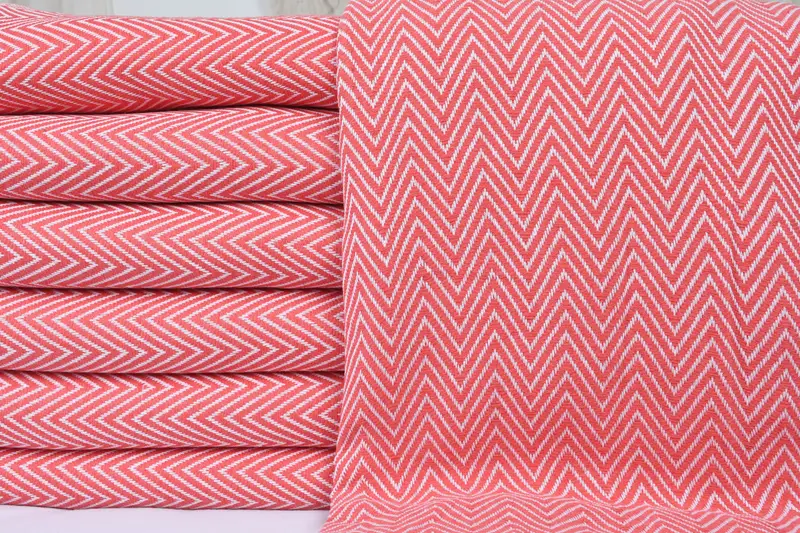 Gift For Boyfriend, Extra Large Tablecloth, Personalized Blanket, Bridal Shower Gift, 96x80 Cotton Chevron Towel, Organic Throw, Bachelorette Gifts - 3