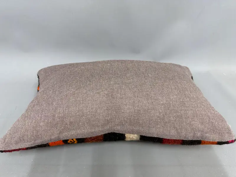 12x20 Brown Pillow Sham, Boho Pillow, Wholesale Cushion, Muted Cushion Case, Hippie Throw Cushion, Cushion, Vintage Pillow, Kilim Pillow - 7