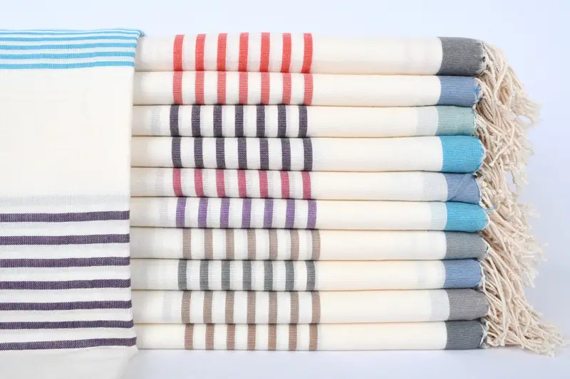Summer Gift, Wedding Gifts Towel, Bridesmaid Gift Towel, Home Gift, 70x40 Cotton Striped Towel, Bachelorette Party Items, Bachelorette Party Gifts - 1