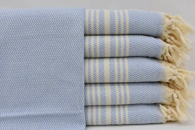 Personalized Kitchen Towel, 40x18 Cotton Striped Towel, Small Bath Towels, Bathroom Towels, Best Friend Wedding Gift, Bachelorette Party Favor - 3