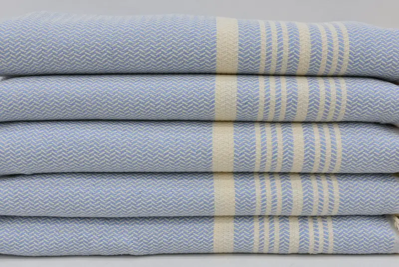 Personalized Kitchen Towel, 40x18 Cotton Striped Towel, Small Bath Towels, Bathroom Towels, Best Friend Wedding Gift, Bachelorette Party Favor - 2