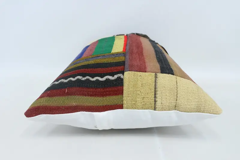 Pillow Cover, Pillow for Sofa, 16x24 Brown Cushion Case, Tapestry Cushion Case, Art Deco Pillow Cover, Antique Pillows, Vintage Kilim Throw Pillow - 5