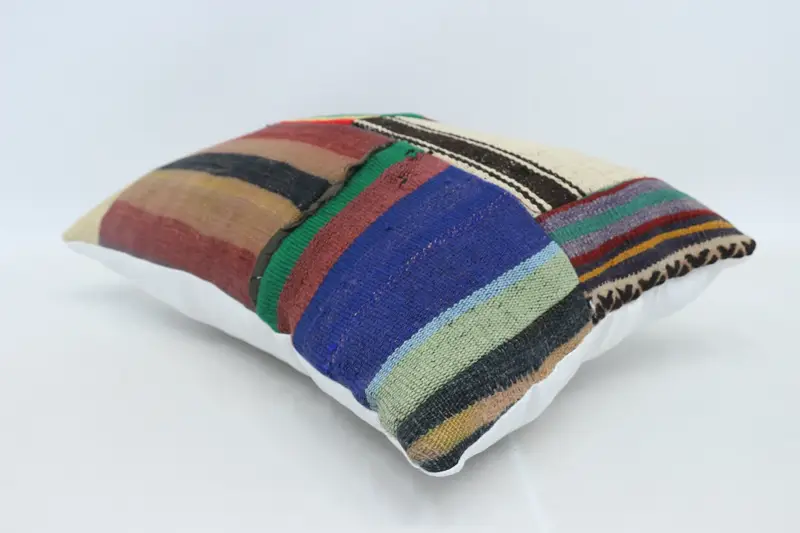 Pillow Cover, Pillow for Sofa, 16x24 Brown Cushion Case, Tapestry Cushion Case, Art Deco Pillow Cover, Antique Pillows, Vintage Kilim Throw Pillow - 6