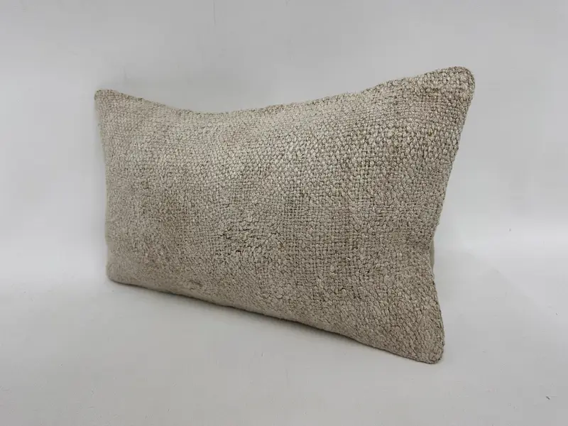 Throw Kilim Pillow, Pillow, Turkish Corner Pillow Sham, Vintage Kilim Pillow, Interior Designer Pillow, 12x20 White Pillow Case, Pet Pillow Cover - 3