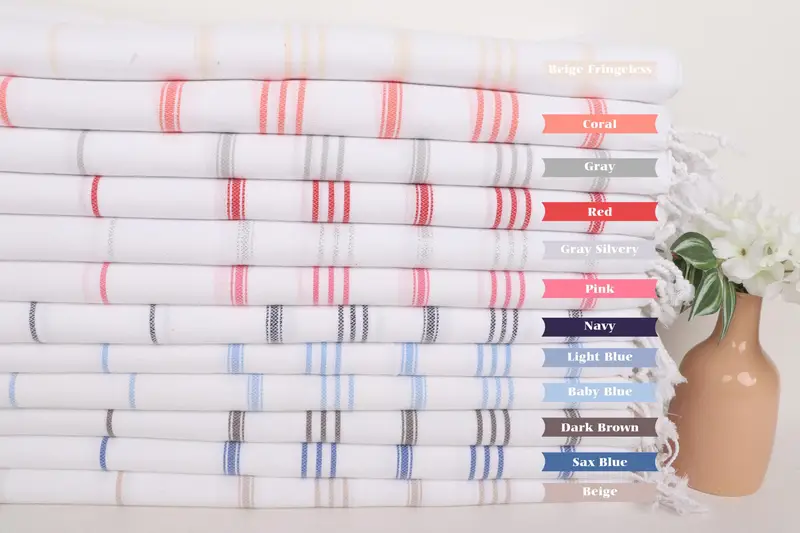 Wedding Favors, Home Decor Gifts, Gym Towel, 40x24 Cotton Striped Towel, Monogram Kitchen Towel, Holiday Towel, Personalized Gifts, Engagement Gift - 1