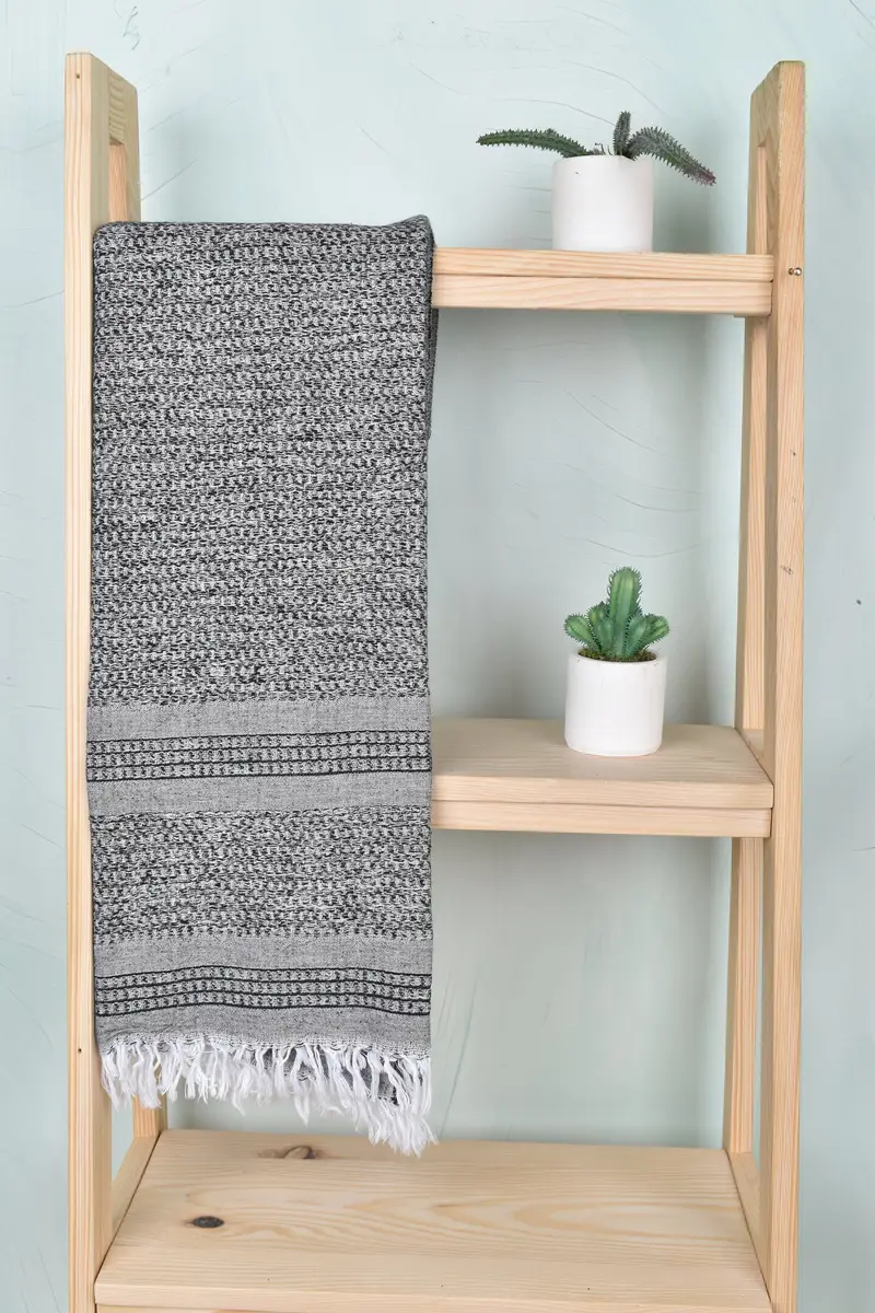 70x36 Linen Striped Towel, Peshtemal Towel, Pool Towels, Personalized Beach Towel, Decorative Towel, Bridesmaid Gifts, Hammam Towel USA, Xmas Gifts - 8