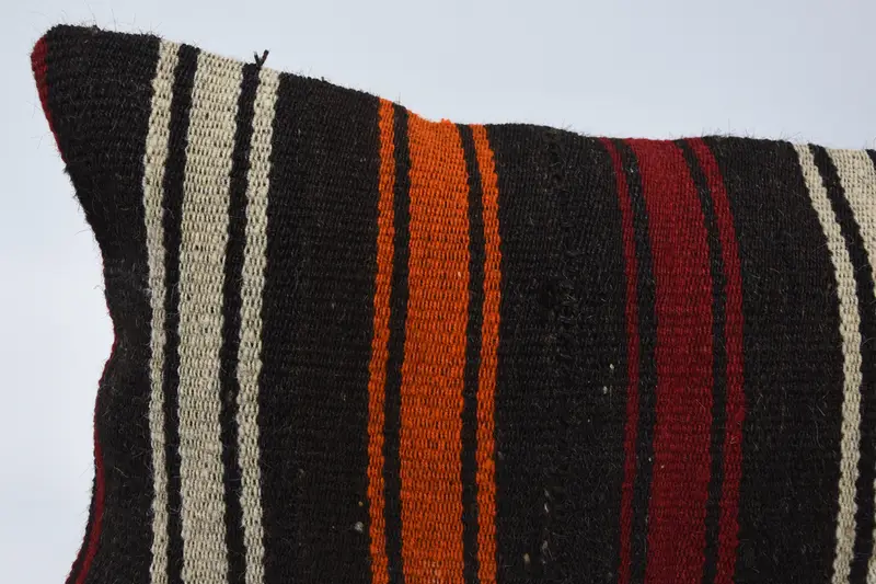 Indoor Pillow Cover, Home Decor Pillow, Garden Pillow Sham, Kilim Pillow, 12x48 Brown Cushion Cover, Pillow Case, Ethnical Kilim Rug Pillow - 2