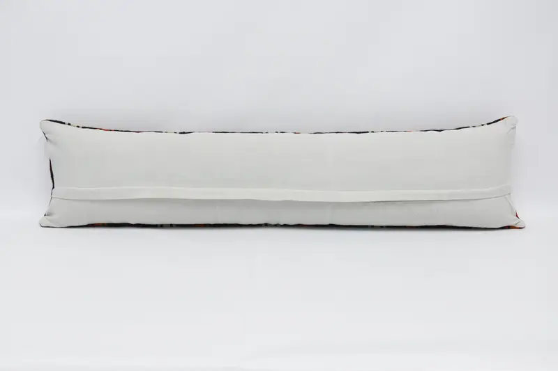 Indoor Pillow Cover, Home Decor Pillow, Garden Pillow Sham, Kilim Pillow, 12x48 Brown Cushion Cover, Pillow Case, Ethnical Kilim Rug Pillow - 6