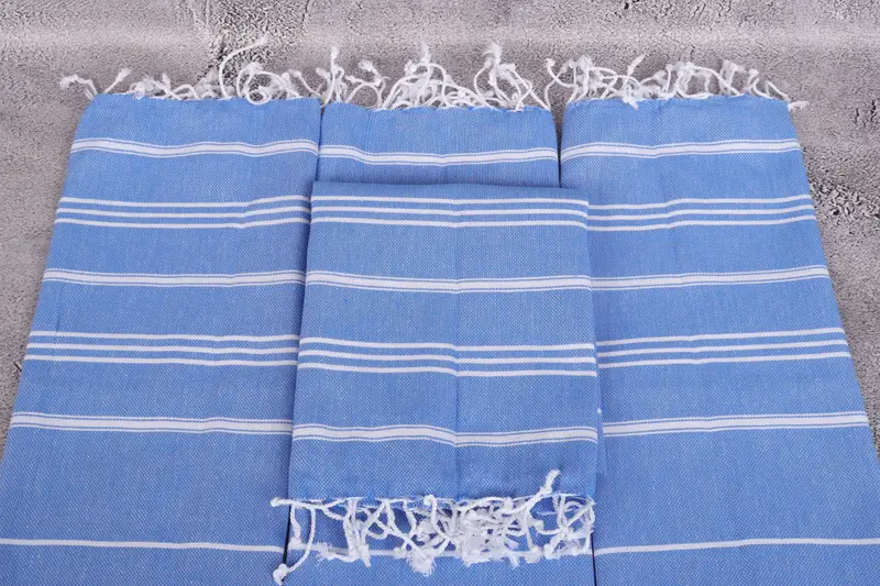 Bridal Party Gifts, Custom Hand Towel, Small Bath Towels, Personalized Kitchen Towel, 40x24 Cotton Striped Towel, Wedding Anniversary Gift - 5