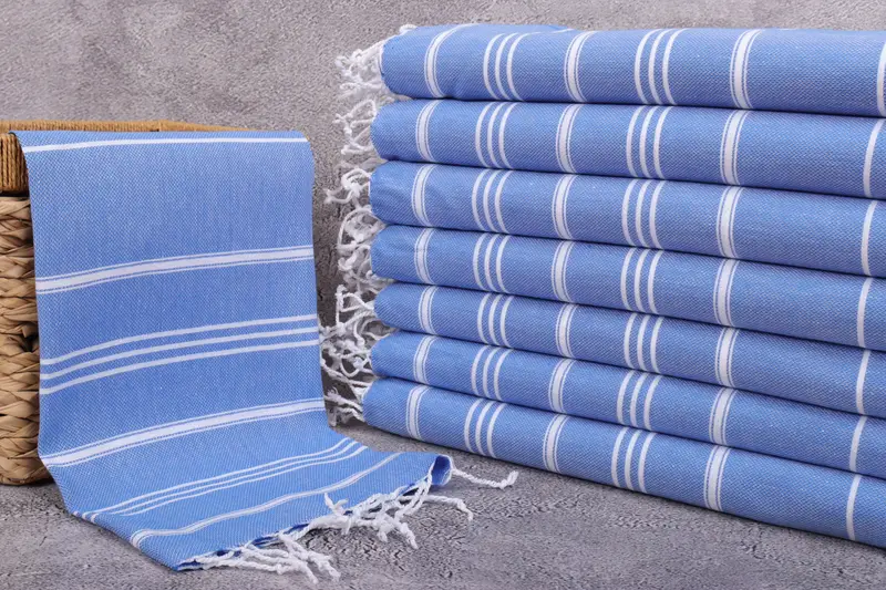 Bridal Party Gifts, Custom Hand Towel, Small Bath Towels, Personalized Kitchen Towel, 40x24 Cotton Striped Towel, Wedding Anniversary Gift - 4