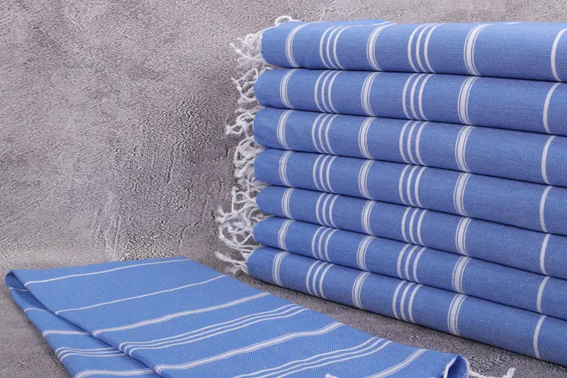 Bridal Party Gifts, Custom Hand Towel, Small Bath Towels, Personalized Kitchen Towel, 40x24 Cotton Striped Towel, Wedding Anniversary Gift - 2