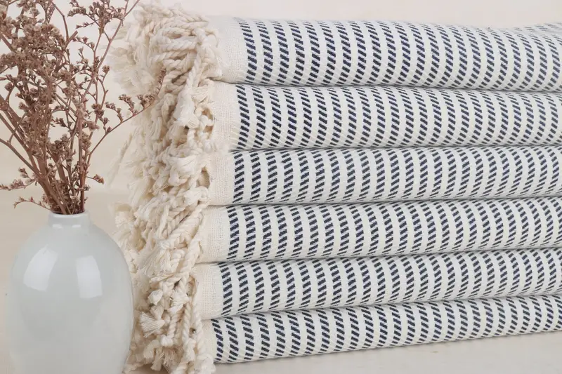 Valentines Day Gift For Him, 70x40 Cotton Polka Dot Towel, Spa Towel, Travel towel, Monogram Turkish Bath Towel, Best Beach Towel, Soft towel - 2