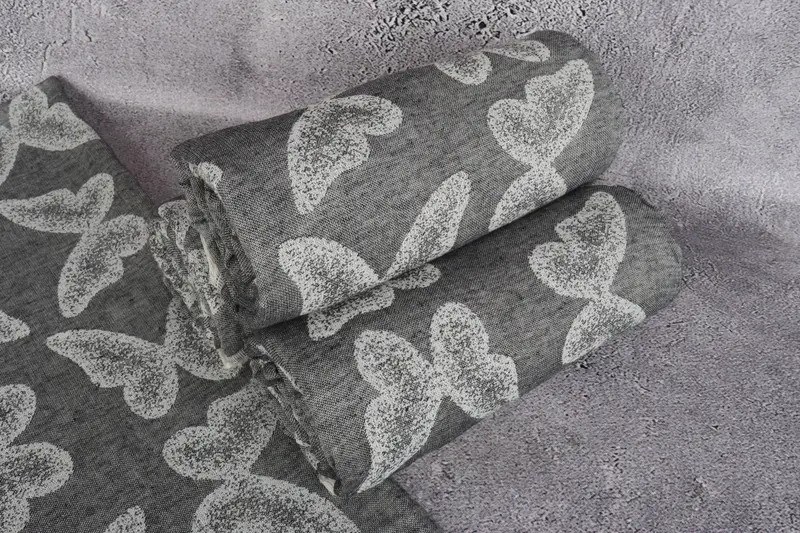 Custom Turkish Towel, Bridal Shower Favor, 68x36 Cotton Butterfly Pattern Towel, Turkish beach towel, Best Beach Towel, Turkish bath towel - 7