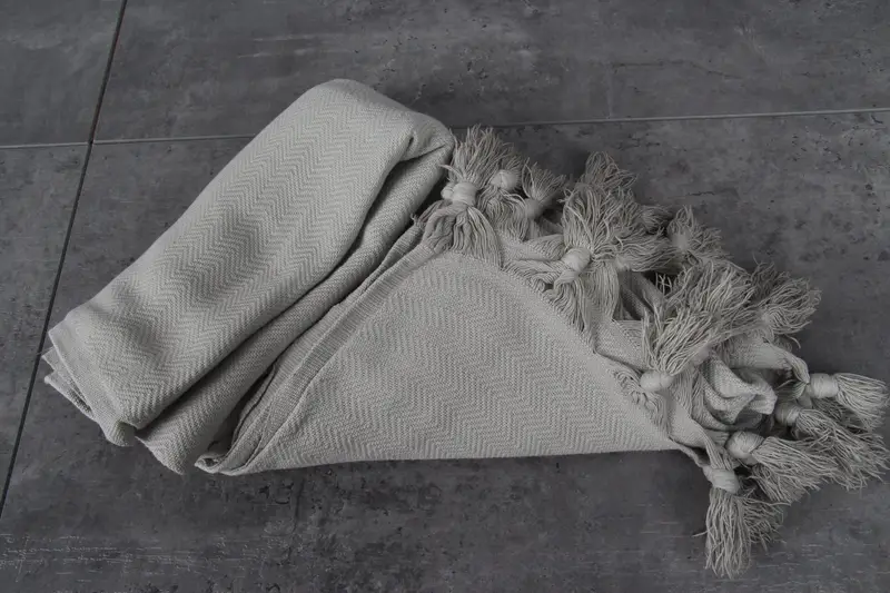 Custom Wedding Towel, Sand-Resistant Peshtemal, Beach towel, Bridesmaid Gift, Large Turkish Towel, Gift Boxes Towel, 64x40 Cotton Herringbone Towel - 6