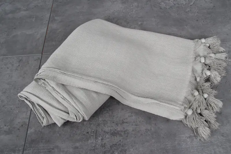 Custom Wedding Towel, Sand-Resistant Peshtemal, Beach towel, Bridesmaid Gift, Large Turkish Towel, Gift Boxes Towel, 64x40 Cotton Herringbone Towel - 8