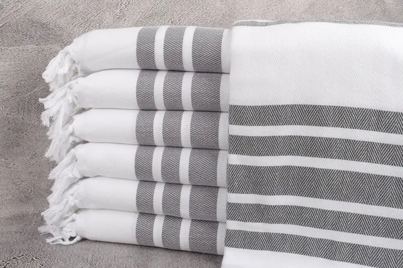 Embroidery Towels, Sand-resistant towel, 70x40 Cotton Herringbone Towel, Custom Towel, Bachelorette Party Decorations, Handwoven Turkish Towel - 1