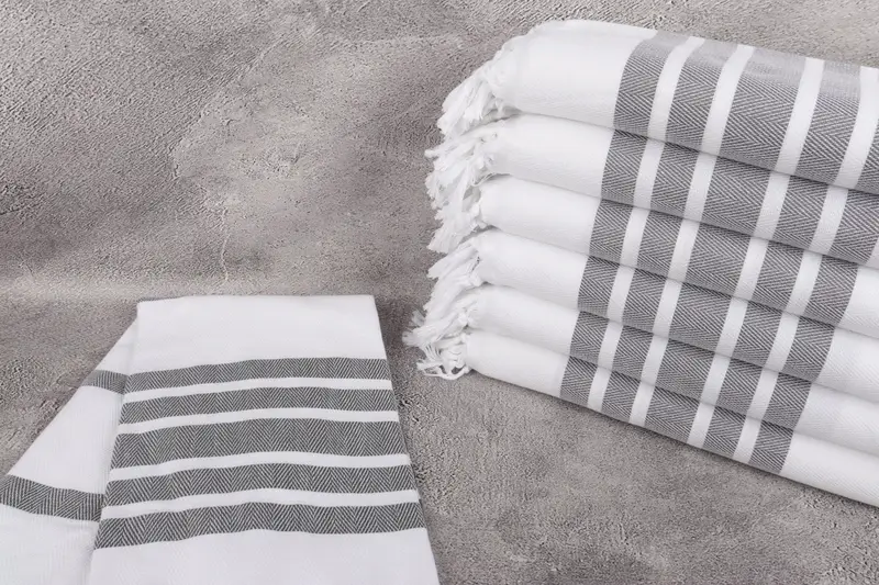 Embroidery Towels, Sand-resistant towel, 70x40 Cotton Herringbone Towel, Custom Towel, Bachelorette Party Decorations, Handwoven Turkish Towel - 2