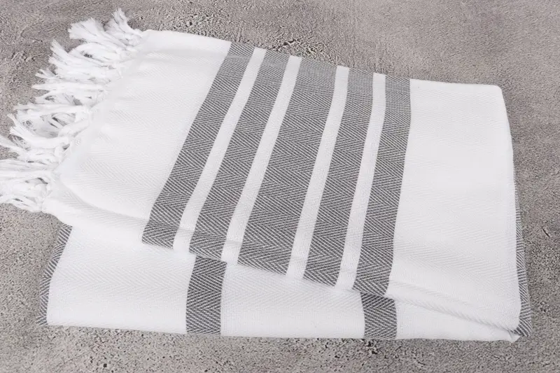 Embroidery Towels, Sand-resistant towel, 70x40 Cotton Herringbone Towel, Custom Towel, Bachelorette Party Decorations, Handwoven Turkish Towel - 6