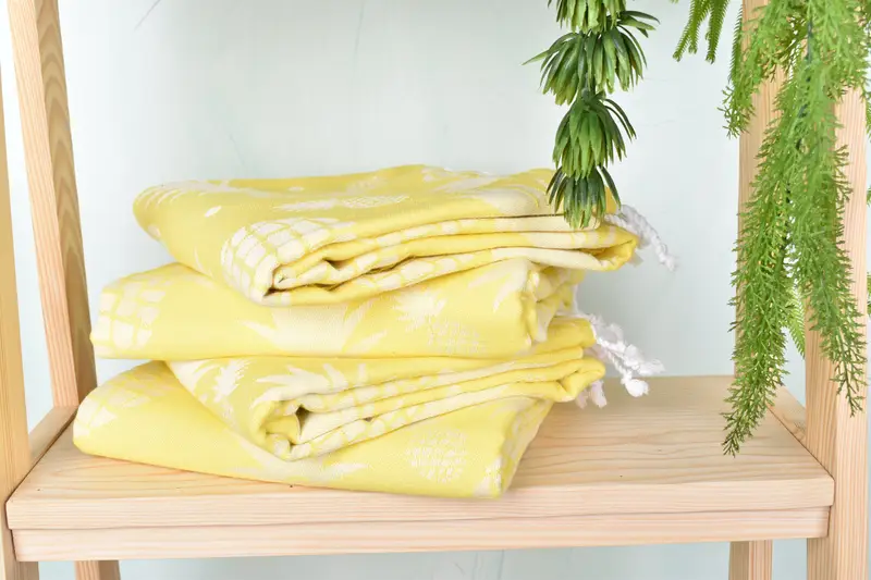 Girl Trip Party Favor, Guest Towel, Quick-dry towel, Bridesmaid Favors, 70x36 Cotton Pineapple Design Towel, Absorbent towel, Monogram Turkish Towel - 8