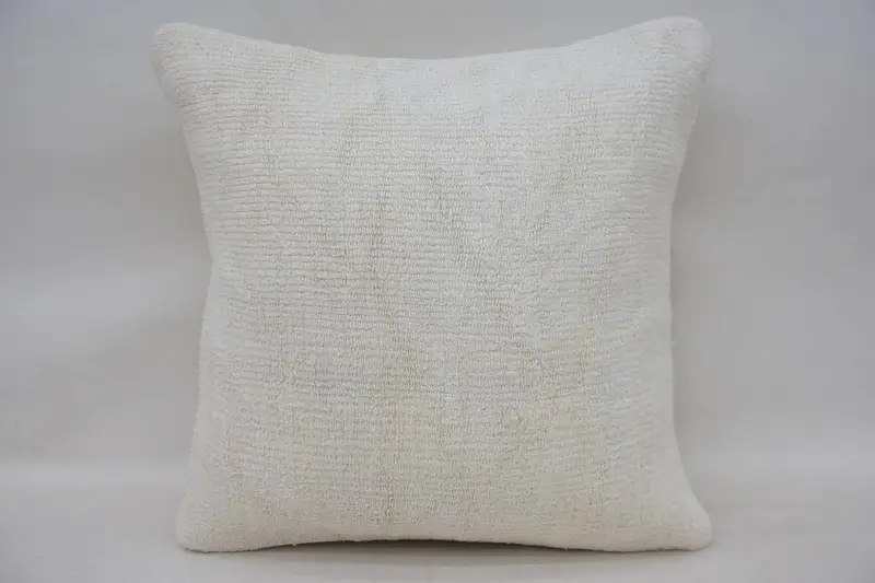 16 x 16 Zoll großes Geschenkkissen, Designer-Kissenbezug in Weiß - 1