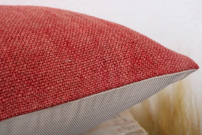 Kilim Cushion Sham, Ethnical Kilim Rug Pillow, 12x24 Red Pillow Case, Handwoven Pillow Sham, Pillow Cover, Kilim Pillow - 6
