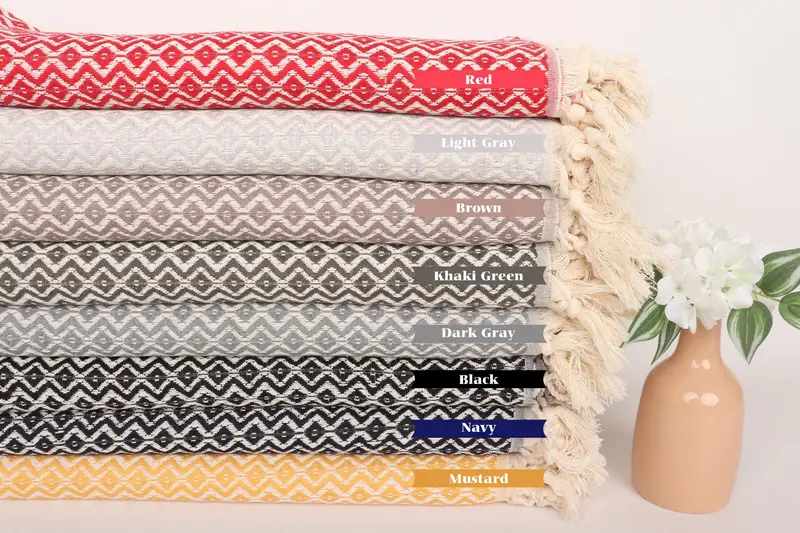 Beach Towel Personalized, Monogrammed Beach Towel, Memorial Gift, Quick-dry towel, Bridal Shower Gift, Bridesmaid Towel, 70x40 Cotton Diamond Towel - 2