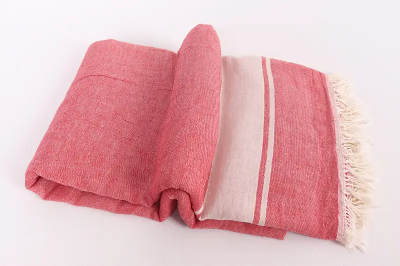 70x60 Cotton Striped Towel, Wedding Favors, Bachelorette Party Favor, Turkish Blanket Throw, Monogram Blanket, Personalized Blanket, Organic Throw - 6