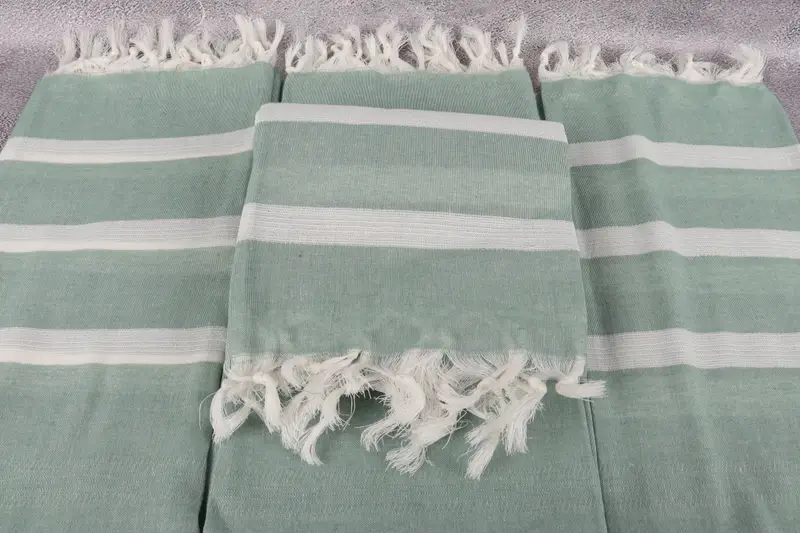 Handwoven organic Turkish towel for spa, Lightweight towel, Wedding Gift For Bride, Thin towel, 70x40 Cotton Striped Towel, Custom Wedding Gift - 4