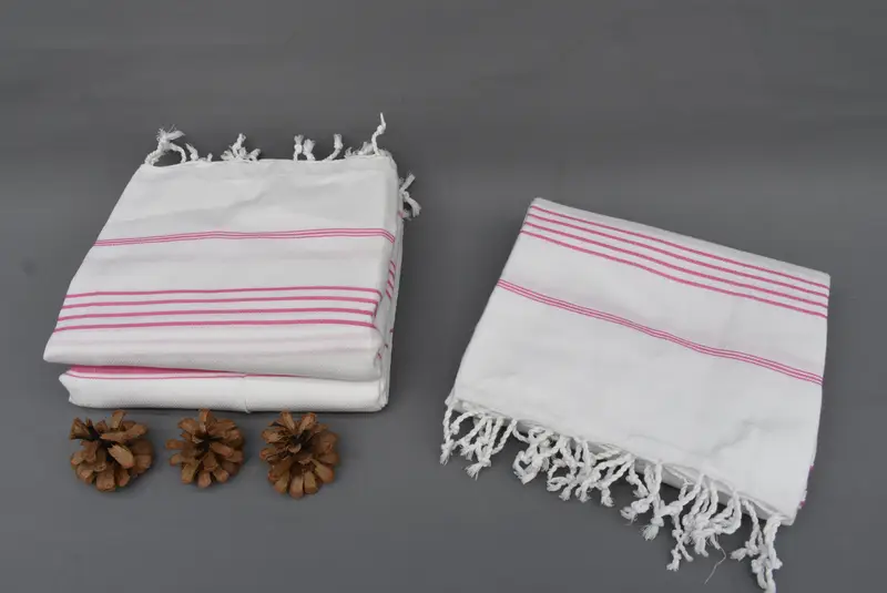 Monogram Turkish Towel, Maid Of Honor Gift, Turkish Towel USA, Guest Towel, 70x40 Cotton Striped Towel, Decorative Towel, Lightweight Turkish towel - 7