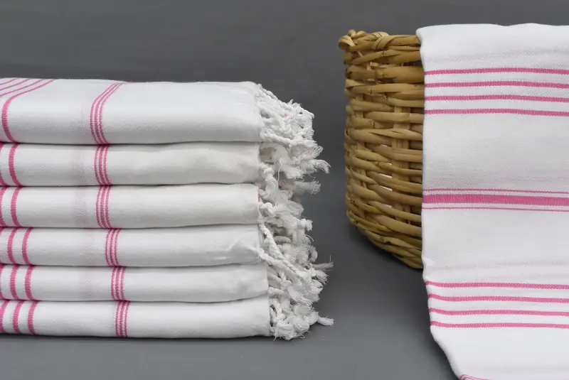 Monogram Turkish Towel, Maid Of Honor Gift, Turkish Towel USA, Guest Towel, 70x40 Cotton Striped Towel, Decorative Towel, Lightweight Turkish towel - 1