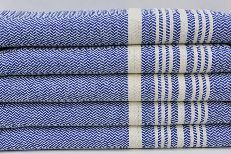 40x18 Cotton Striped Towel, Custom Hand Towel, Memorial Gift, Monogram Kitchen Towel, Personalized Hand Towel, Personalized Home Gift Wedding - 2