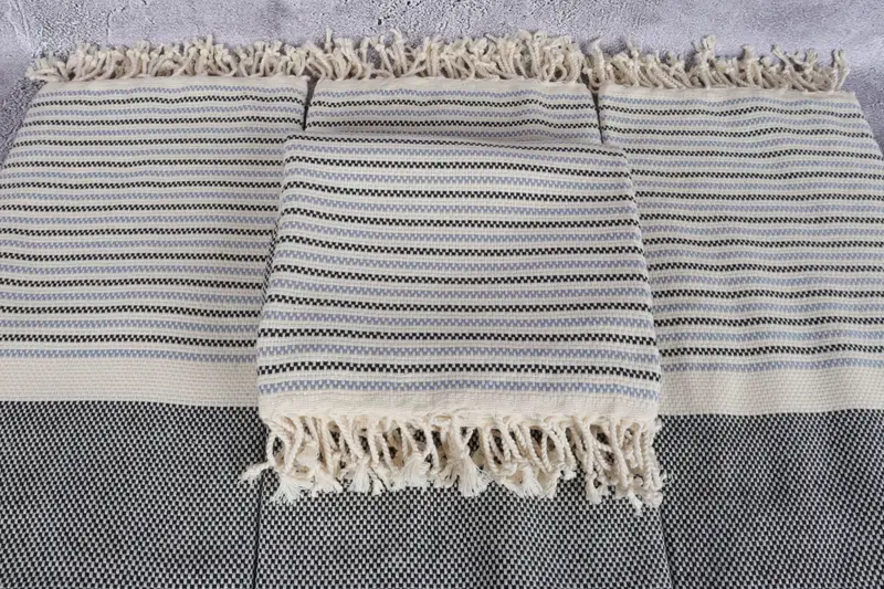 Eco-Friendly Turkish Towel, Pool Towels, Monogrammed Beach Towel, 70x40 Cotton Geometric Towel, Welcome Wedding Gift, Best Friend Gift, Gift For Him - 4