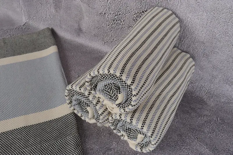 Eco-Friendly Turkish Towel, Pool Towels, Monogrammed Beach Towel, 70x40 Cotton Geometric Towel, Welcome Wedding Gift, Best Friend Gift, Gift For Him - 8