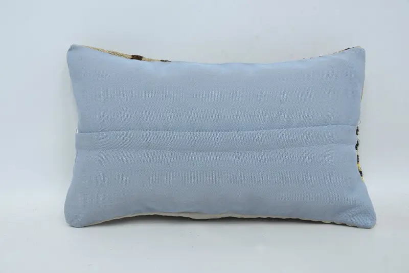 Antique Pillows, Muted Pillow Case, Vintage Pillow, Accent Cushion, Cushion, Kilim Pillow Cover, 12x20 Beige Pillow Cover, Yoga Pillow Cover - 6