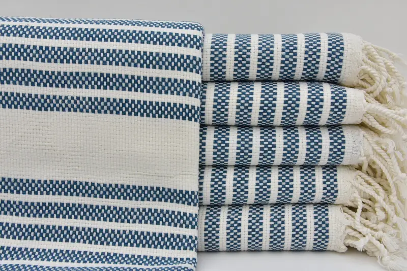 Monogram Towels, 70x40 Cotton Striped Towel, Gift For Him, Beach Towel Gift, Sand-resistant Turkish towel for travel, Summer Gift, Peshtemal - 3