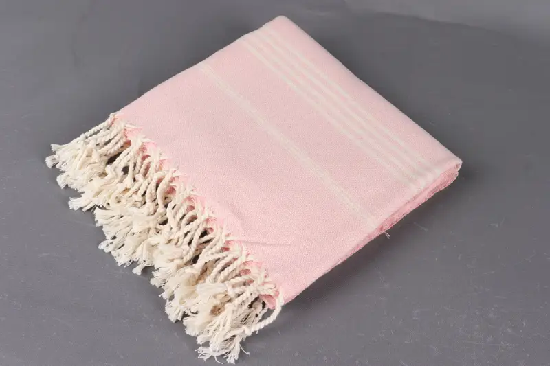 Lightweight Turkish towel for beach, Valentines Gift, 68x40 Cotton Striped Towel, Bachelorette Party Gift, Organic Turkish towel, Custom Gift - 6