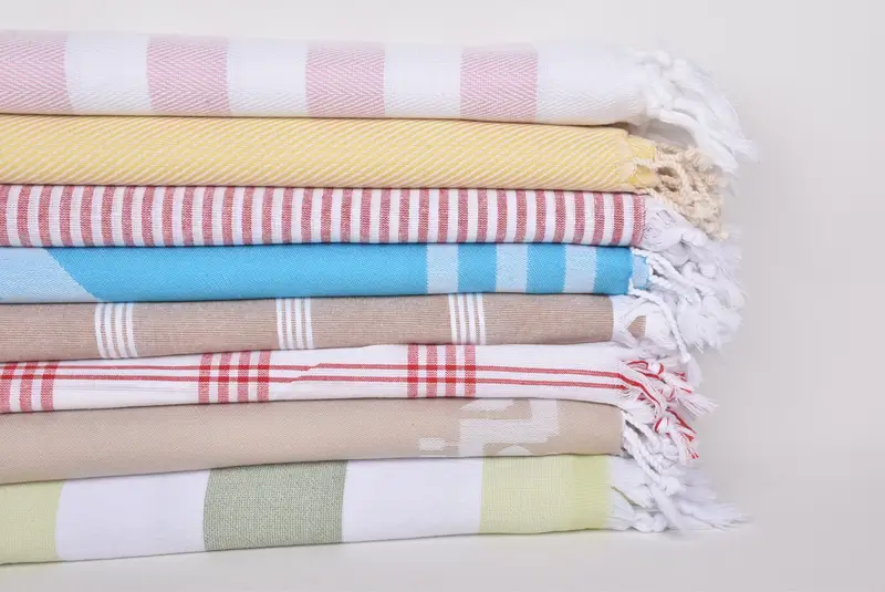 Gift For The Home Decor, Peshtemal Towel, 70x40 Cotton Set of 8 Towel, Beach Towel Monogram, Bachelorette Gifts, Sand-free towel, Gift For Boyfriend - 2