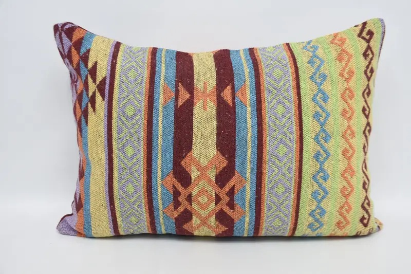 20x28 Orange Cushion, Ethnical Kilim Rug Pillow, Couch Pillow Cover, Oriental Cushion Cover, Pillow for Sofa, Boho Pillow, Pillow Cover - 5