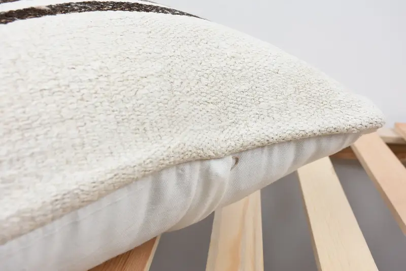 Antique Pillows, 16x24 White Pillow Sham, Garden Cushion, Cushion, Interior Designer Pillow, Pillow for Couch, Wool Kilim Pillow Pillow - 7