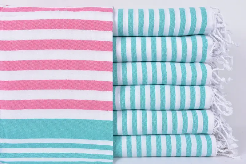 Xmas Gifts, Pool Towels, Monogram Towels, 68x36 Cotton Striped Towel, Bachelor Bachelorette Party Favors, Personalized Beach Towel, Custom Towel - 1