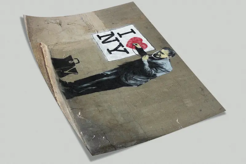 Banksy I Love NY, Bright Wall Paper, Banksy Street Wall Painting, Custom Wall Paper, 3d Wall Paper, Banksy Doctor Wall Paper, - 10