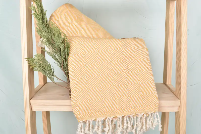 74x40 Cotton Diamond Towel, Lightweight towel, Sand-Resistant Peshtemal, Monogram Turkish Towel, Beach Towel Bulk, Travel towel, Embroidery Towels - 4