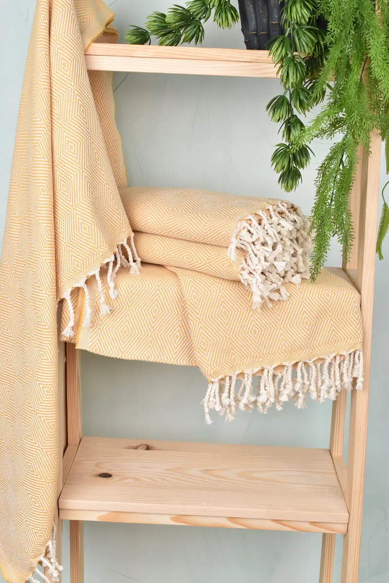 74x40 Cotton Diamond Towel, Lightweight towel, Sand-Resistant Peshtemal, Monogram Turkish Towel, Beach Towel Bulk, Travel towel, Embroidery Towels - 6