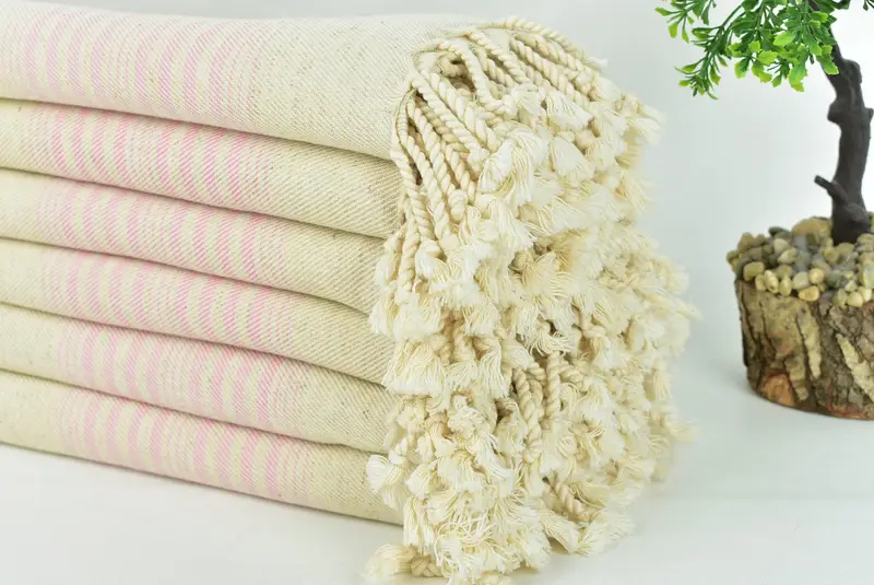Turkish Towel Bulk, Personalized Gifts, Quick-dry peshtemal, Custom Gift, Best Friend Wedding Gift, 68x40 Linen Striped Towel, Personalised Gift - 3