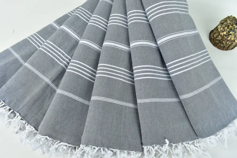 Wedding Gift Customized Blanket, Valentines Day Gift For Him, Bedspread, Bachelorette Party Favors, 96x80 Cotton Striped Towel, Bachelorette Gifts - 4