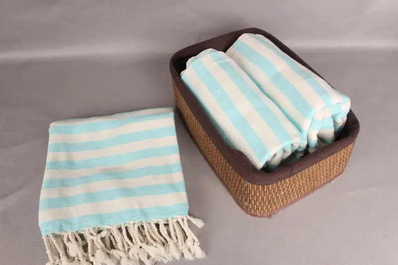 Vegas Bachelorette Party Favors, Gift For Him, Gift For Coworker, Turkish towel, 80x36 Cotton Striped Towel, Home Decor Gifts, Guest Towel - 5