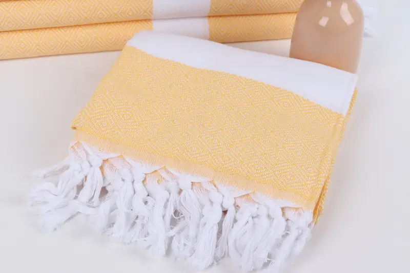 Spa Gift Towel, Lightweight Turkish towel, Bachelorette Party Favor, Quick-dry peshtemal, 70x40 Cotton Diamond Towel, Summer Gift Ideas, Custom Gift - 5