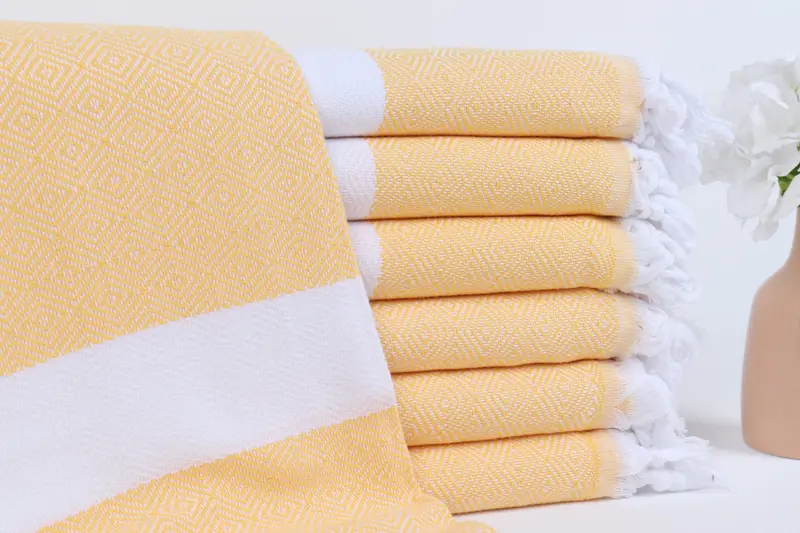 Spa Gift Towel, Lightweight Turkish towel, Bachelorette Party Favor, Quick-dry peshtemal, 70x40 Cotton Diamond Towel, Summer Gift Ideas, Custom Gift - 1